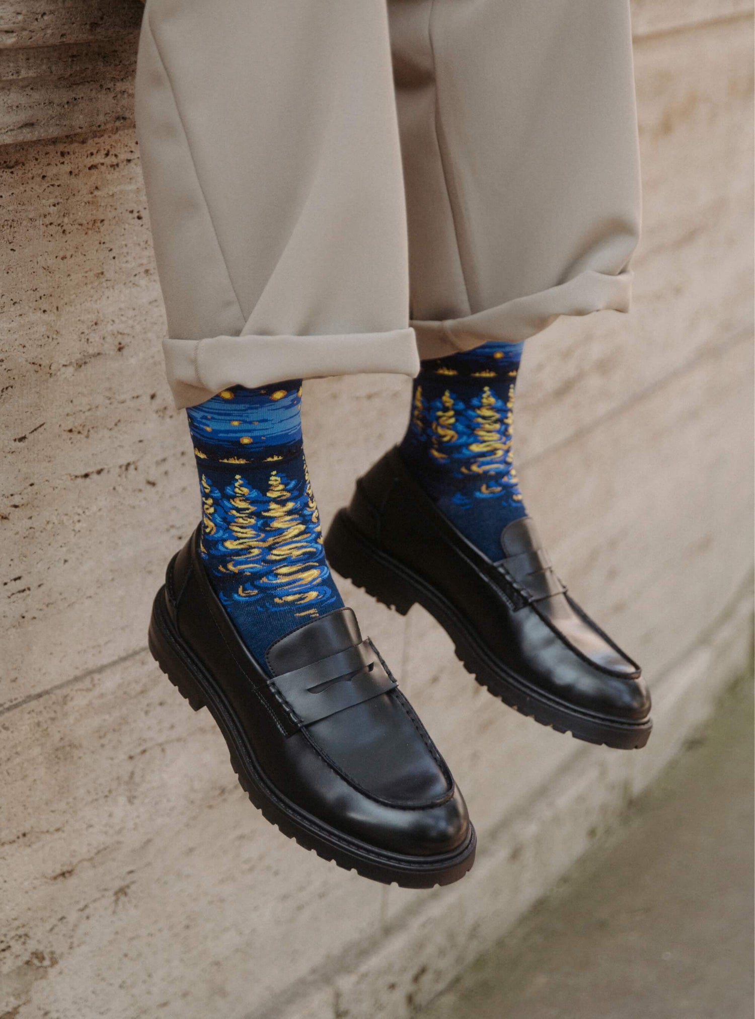 Symbolisch cadeau pensioen 🎁 Kunstsokken met betekenis