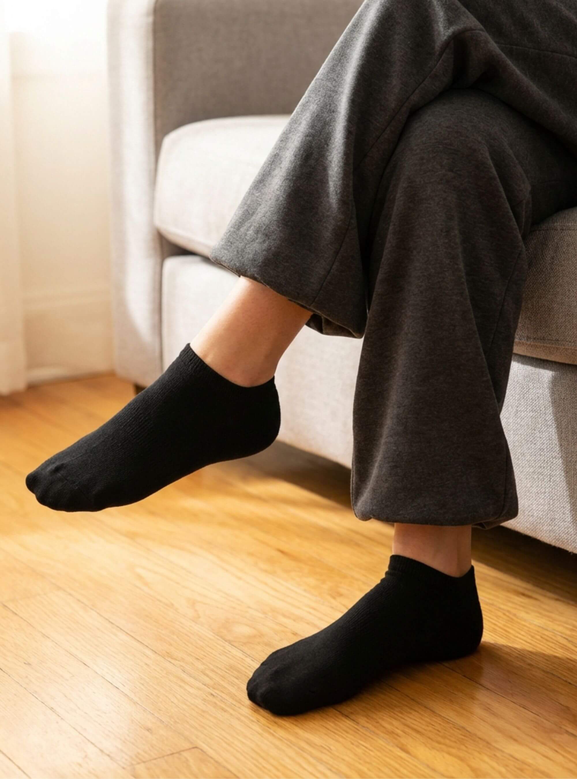 Bio-Essentials Low Schwarz 3-Pack