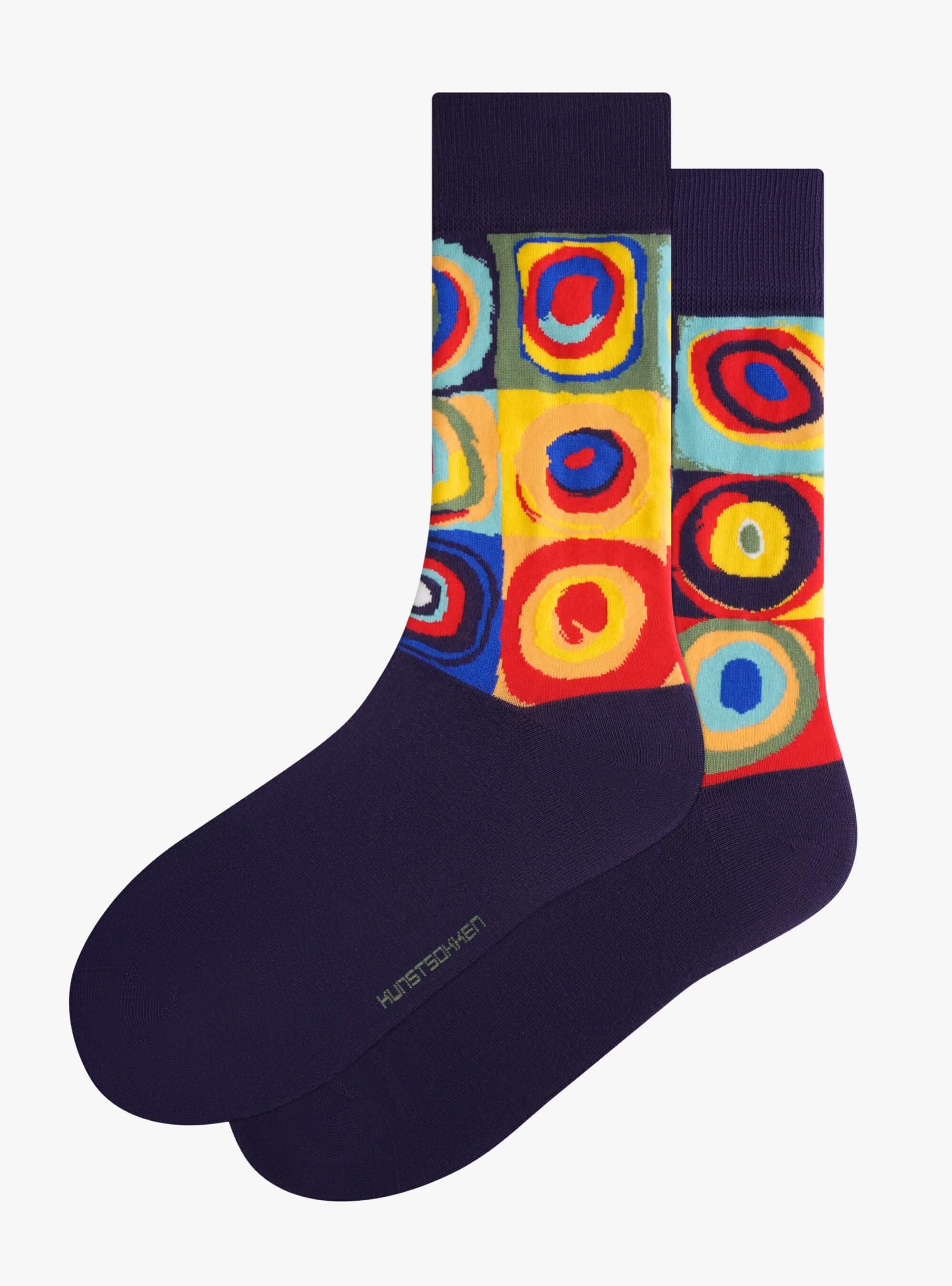 Farbstudie: Quadrate und konzentrische Ringe