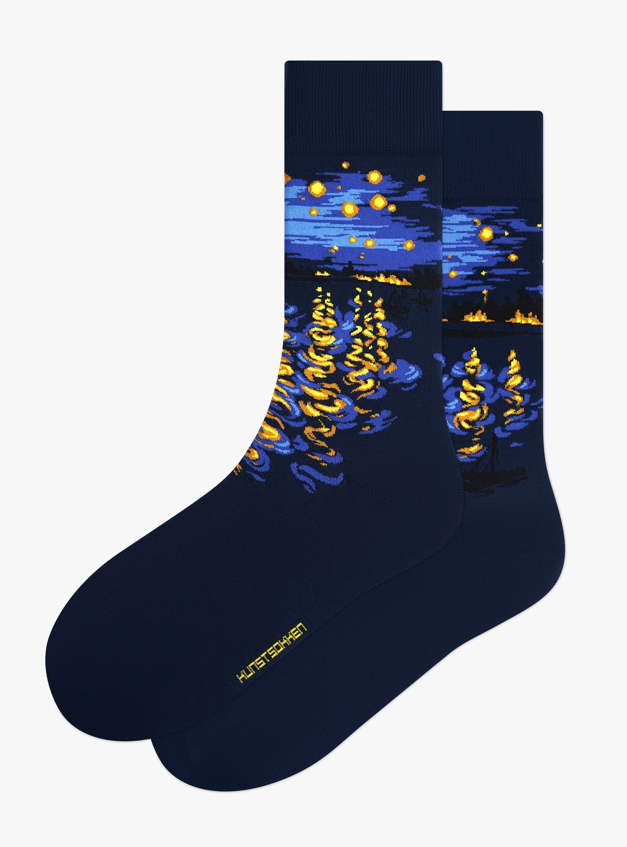 Sternennacht über der Rhône