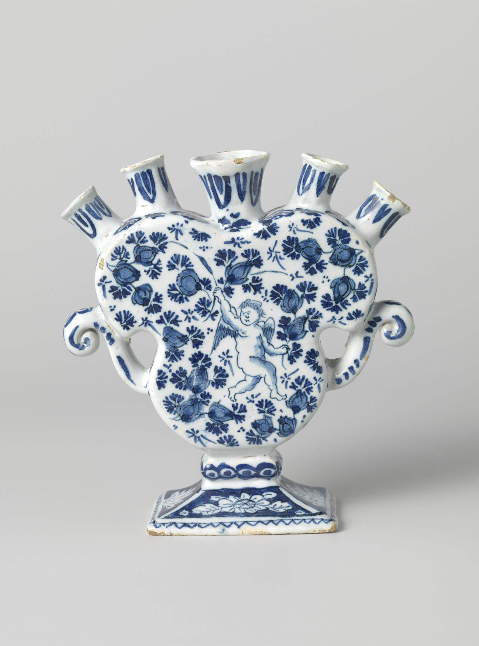 Delfter Blau Blumenhalter