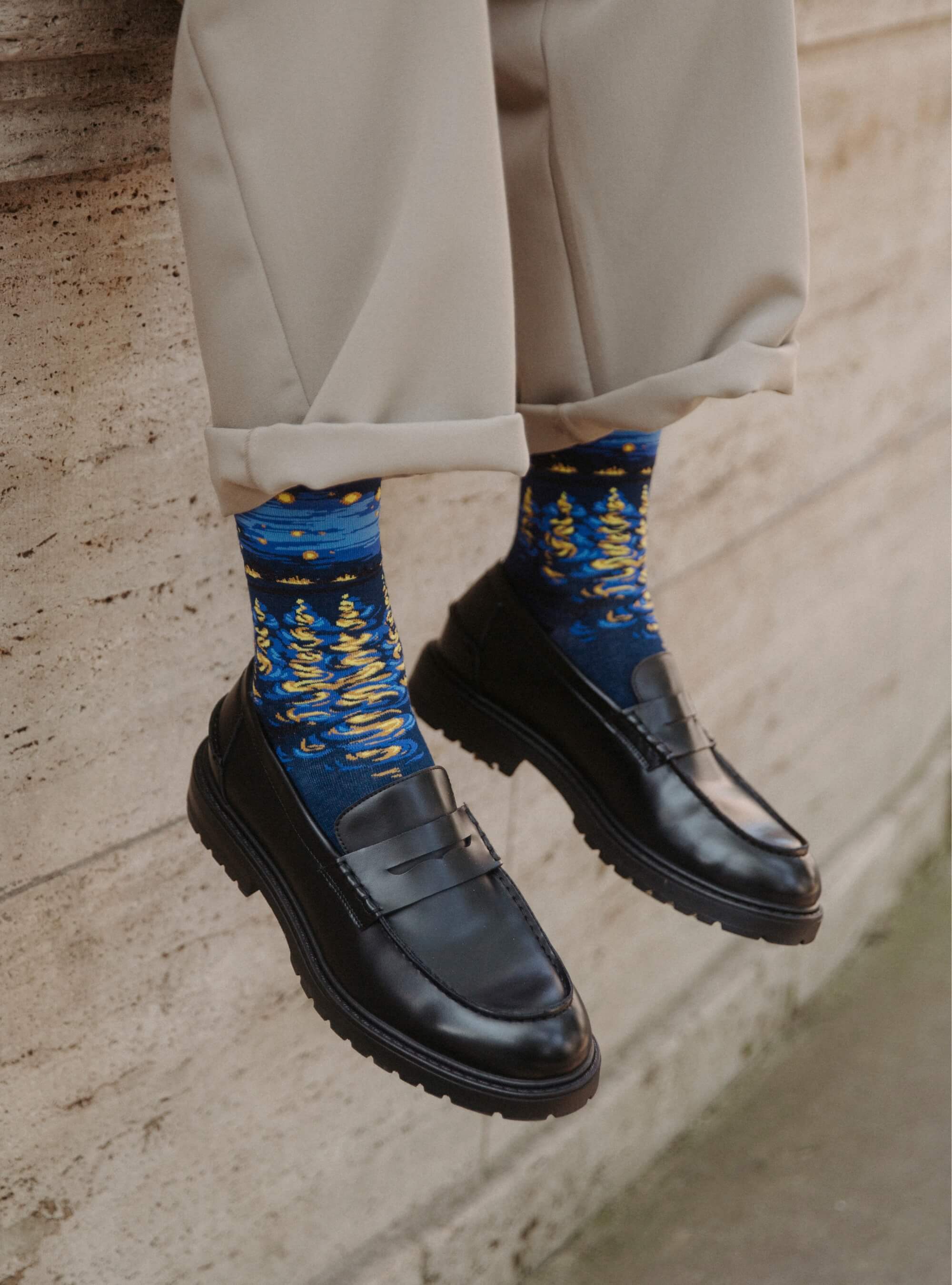 Symbolisch cadeau pensioen 🎁 Kunstsokken met betekenis