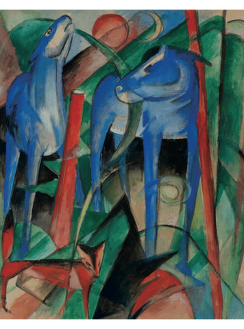 Franz Marc - The Creation of the Horses