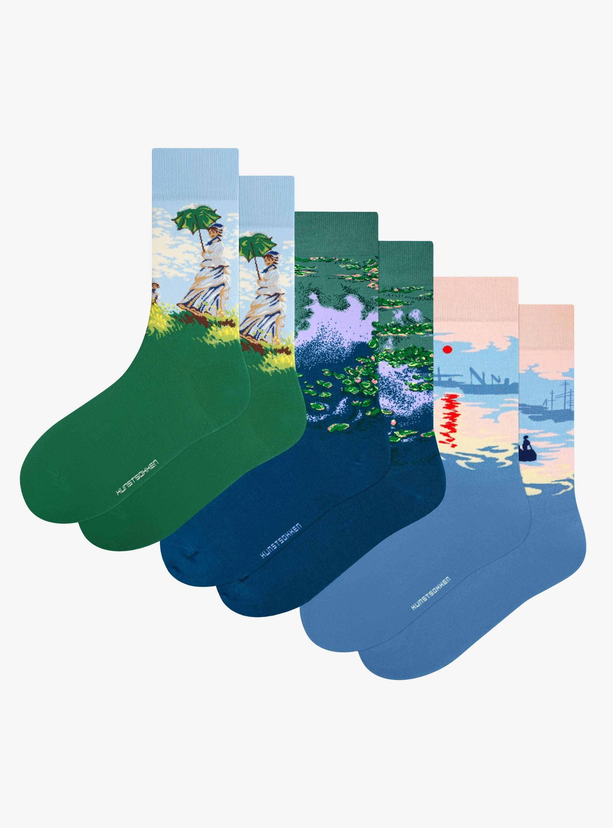 Claude Monet Kollektion 3er-Pack