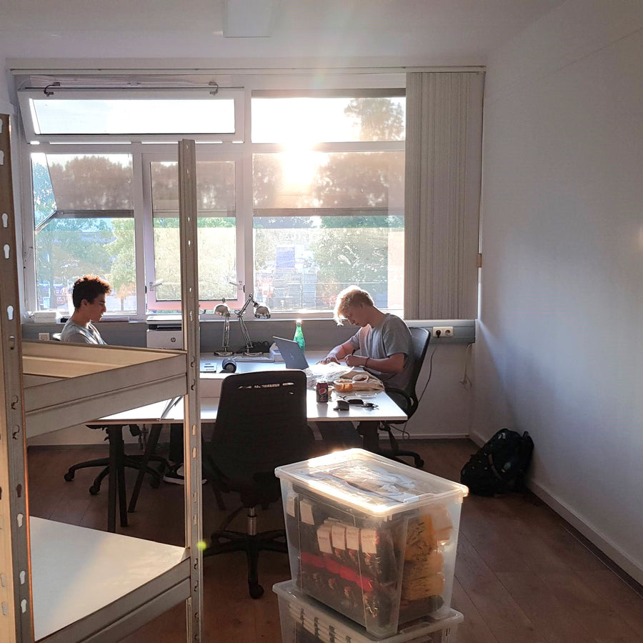 Das erste Kunstsokken-Büro in Delft, Oktober 2021