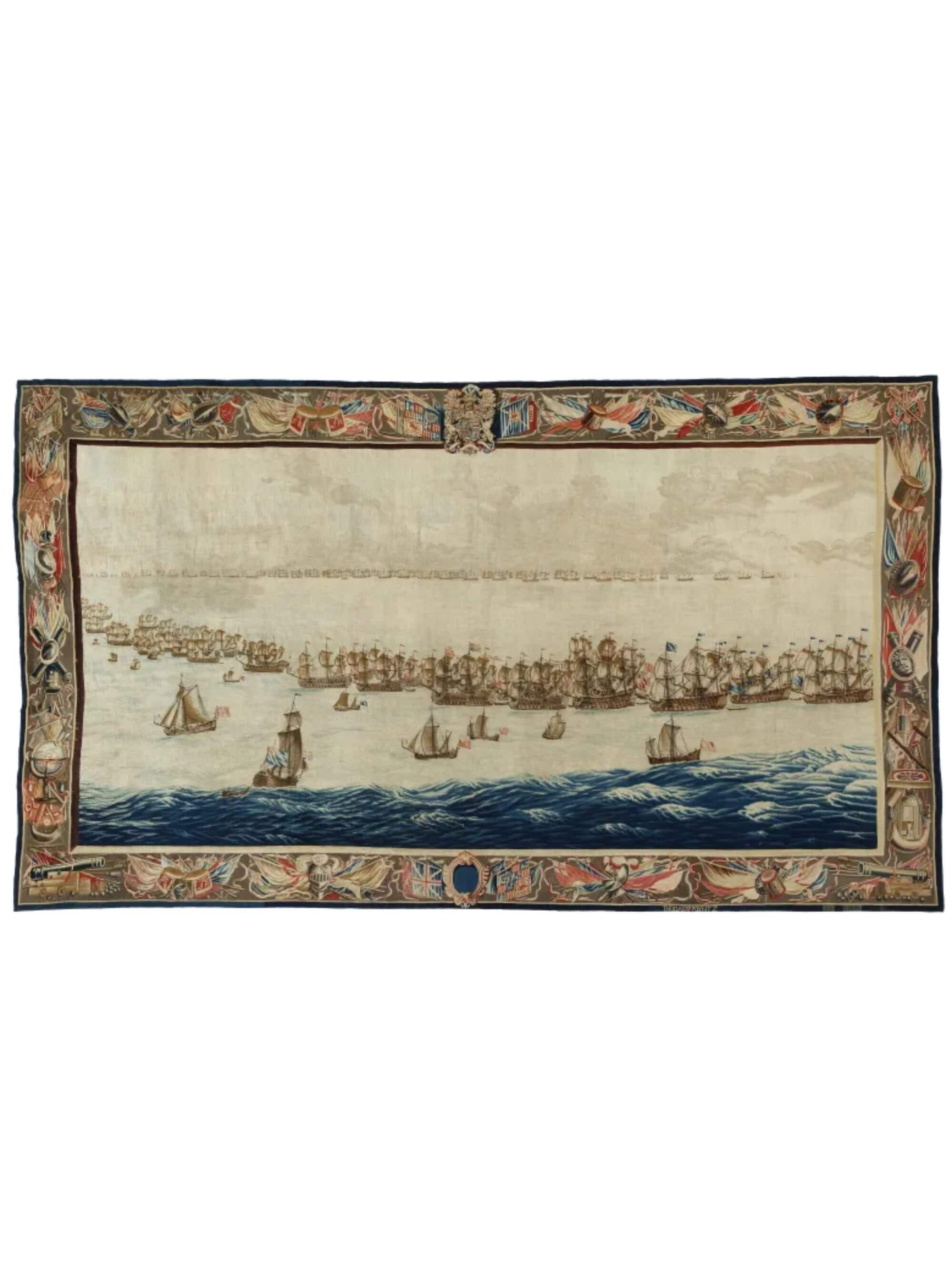 The Fleets drawn up for Battle