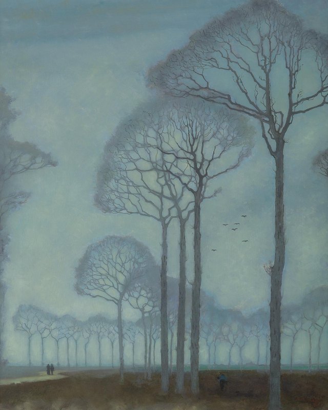 Row of Trees, early 1915. Collection of Museum MORE.